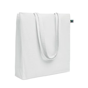 Sacosa Fairtrade 180 gr, Cotton, alb