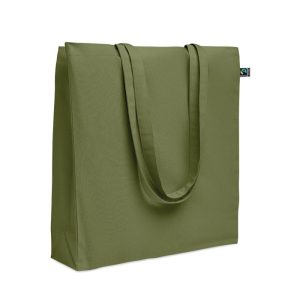 Sacosa Fairtrade 180 gr, Cotton, verde inchis