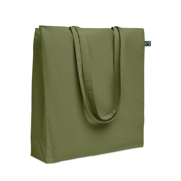 Sacosa Fairtrade 180 gr, Cotton, verde inchis