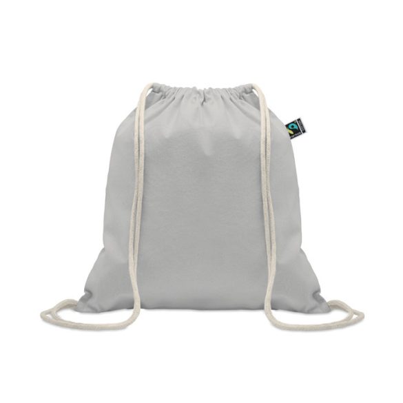 Rucsac cu snur Fairtrade 180gr, Cotton, gri