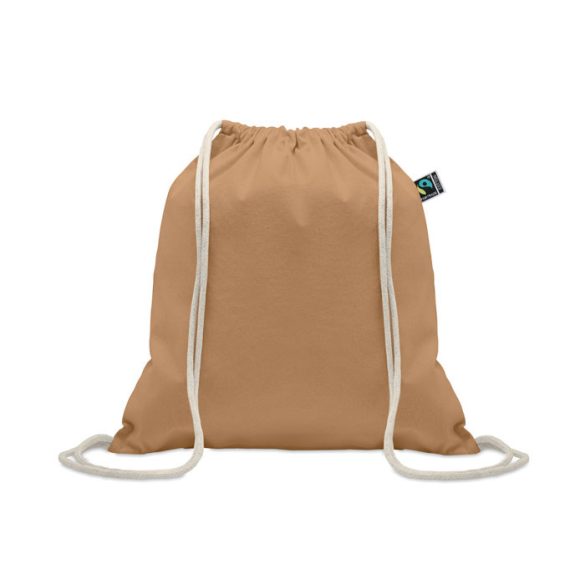Rucsac cu snur Fairtrade 180gr, Cotton, fildes