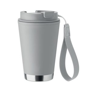 Termos cu perete dublu 300ml., Polyester/Elastane, gri