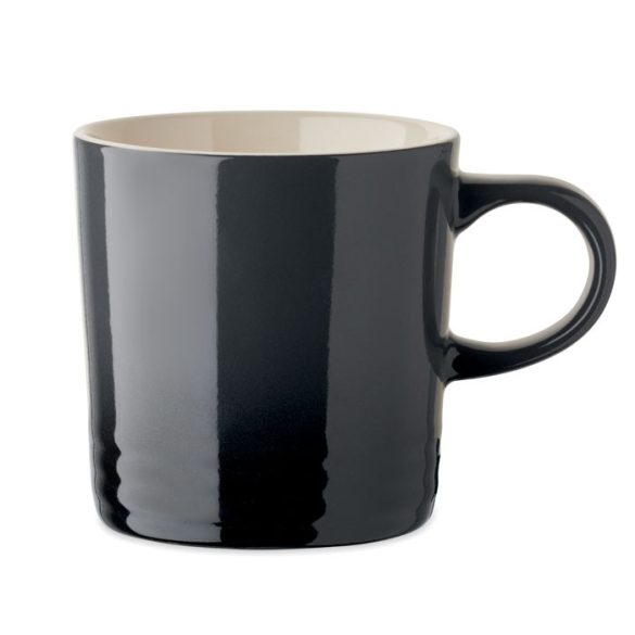 Cana ceramica 290ml, Stoneware, gri piatra