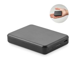 Powerbank 5000 mAh, ABS, negru