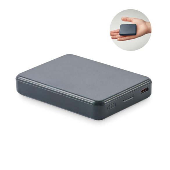Powerbank 5000 mAh, ABS, albastru marin francez