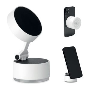 Suport magnetic pentru telefon, ABS, alb