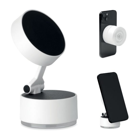 Suport magnetic pentru telefon, ABS, alb