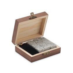 9 pietre gheata in cutie, Wood, lemn