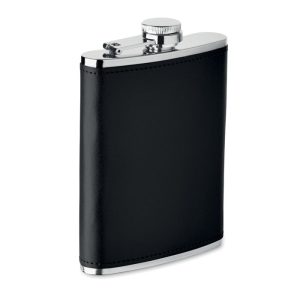 Sticla bauturi 200 ml, Stainless steel, negru