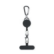 Suport telefon retractabil, ABS, negru Suport telefon retractabil, ABS, negru