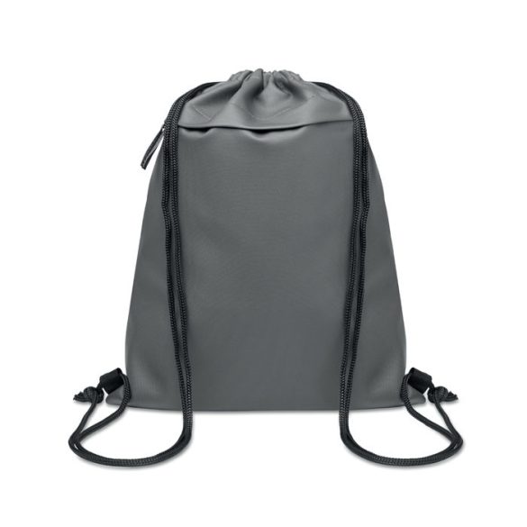 Rucsac cu snur 600D RPET, RPET, gri piatra