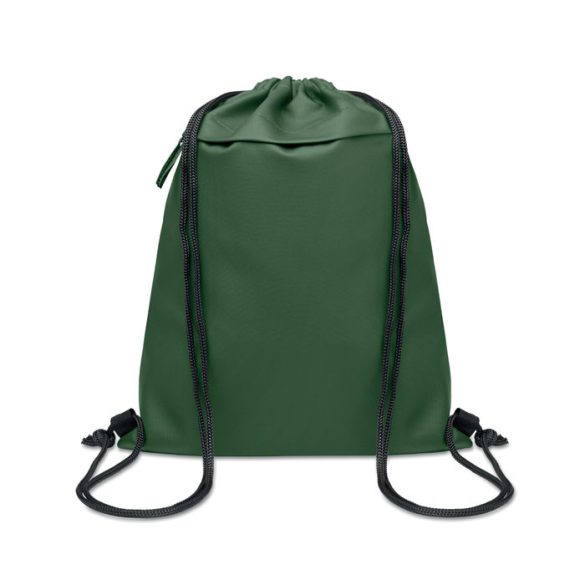 Rucsac cu snur 600D RPET, RPET, verde inchis