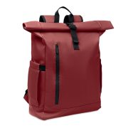 Rucsac rolltop pt laptop 600D, RPET, burgundy