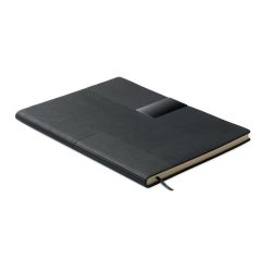 Notebook A5 PU, PU, negru