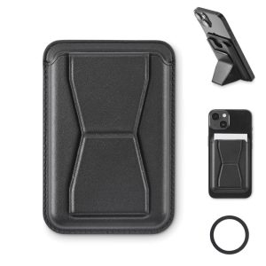 Suport card magnetic PU, PU, negru