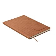 Notebook A5 PU fumuriu, Paper, maro