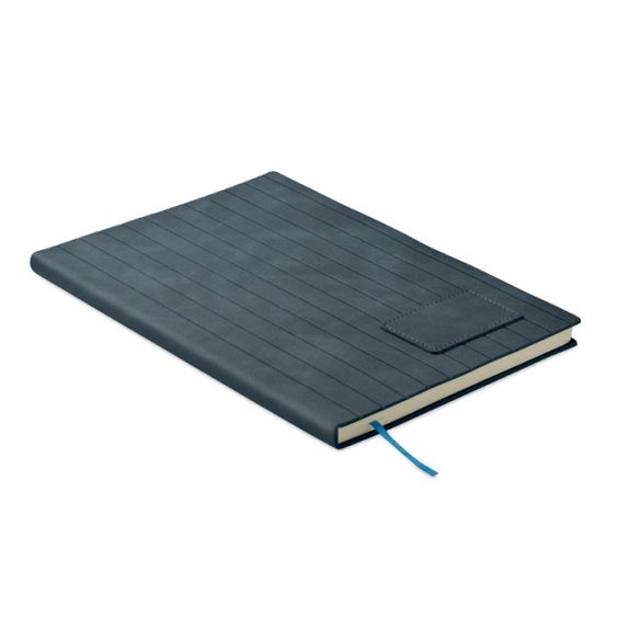 Notebook A5 PU fumuriu, Paper, albastru