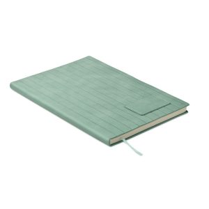 Notebook A5 PU fumuriu, Paper, petrol