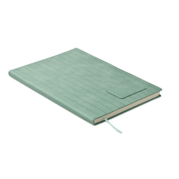 Notebook A5 PU fumuriu, Paper, petrol