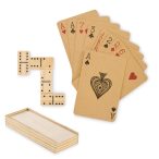 Set de domino si carti, Wood, lemn