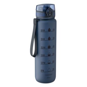 Sticla de apa sport RPET 1L, RPET, albastru marin francez
