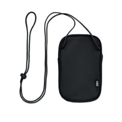 Borseta cross RPET, RPET, negru