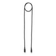 Cablu de incarcare 100W tip C, Polyester, negru