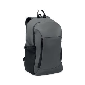 Rucsac laptop de 15" PU moale, PU, gri piatra
