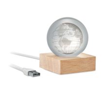 Glob de sticla LED, Glass, lemn
