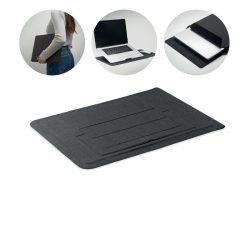 Rucsac laptop de 15 inch fetru, RPET, negru