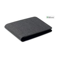 Portofel PU anti-pierdere, PU, negru
