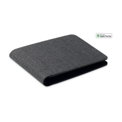 Portofel PU anti-pierdere, PU, negru