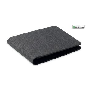 Portofel PU anti-pierdere, PU, negru