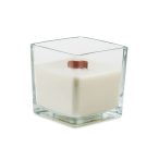 Lumanare ceara plante 600 gr, Wax, transparent
