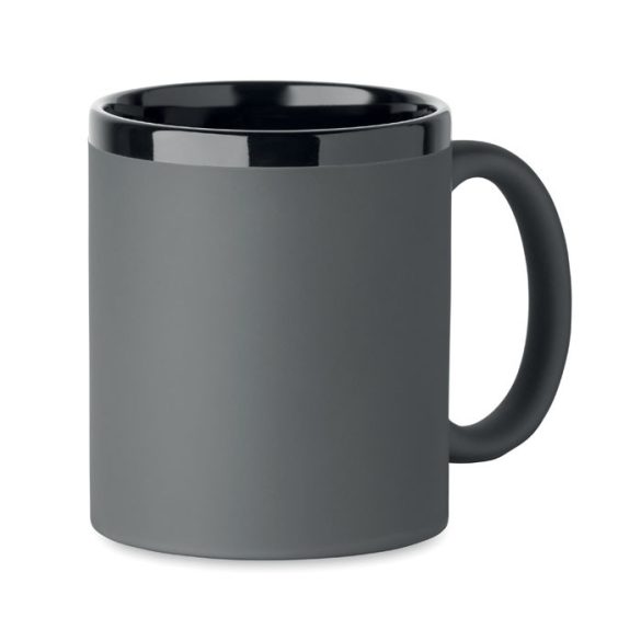 Cana ceramica pt laser 300 ml, Stoneware, gri piatra