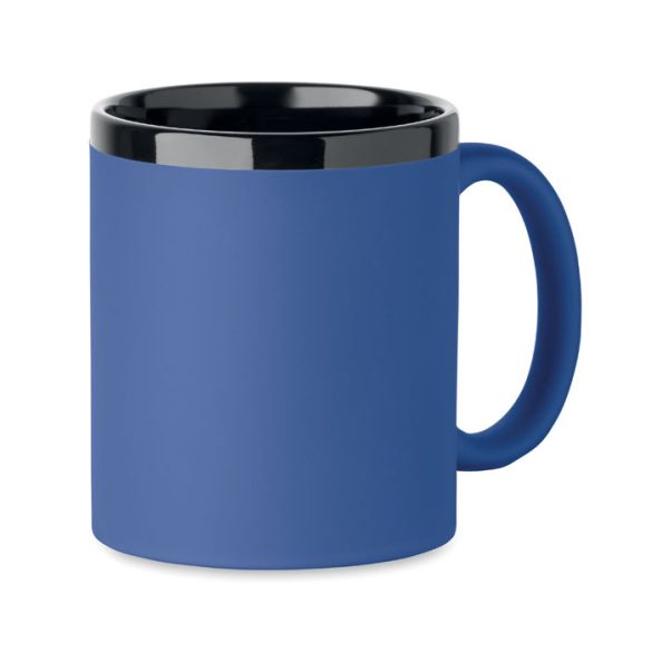 Cana ceramica pt laser 300 ml, Stoneware, albastru regal
