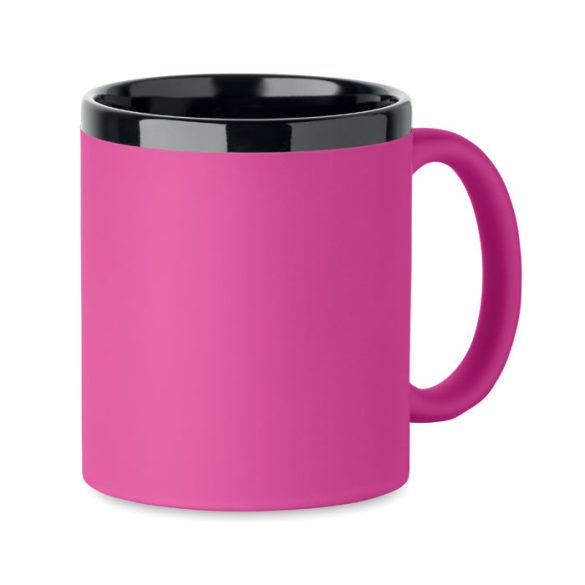 Cana ceramica pt laser 300 ml, Stoneware, fucsia