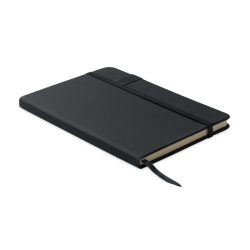 Notebook A5 cu USB integrat, PU, negru