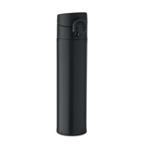 Sticla cu perete dublu 300 ml, Stainless steel, negru