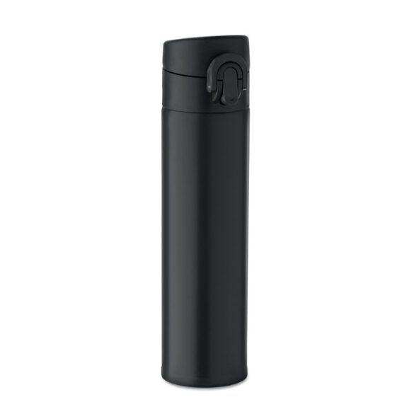Sticla cu perete dublu 300 ml, Stainless steel, negru