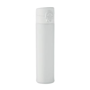 Sticla cu perete dublu 300 ml, Stainless steel, alb