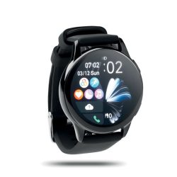 Ceas smart IP68 waterproof, ABS, negru