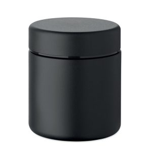 Recipient de pranz cu perete du, Stainless steel, negru