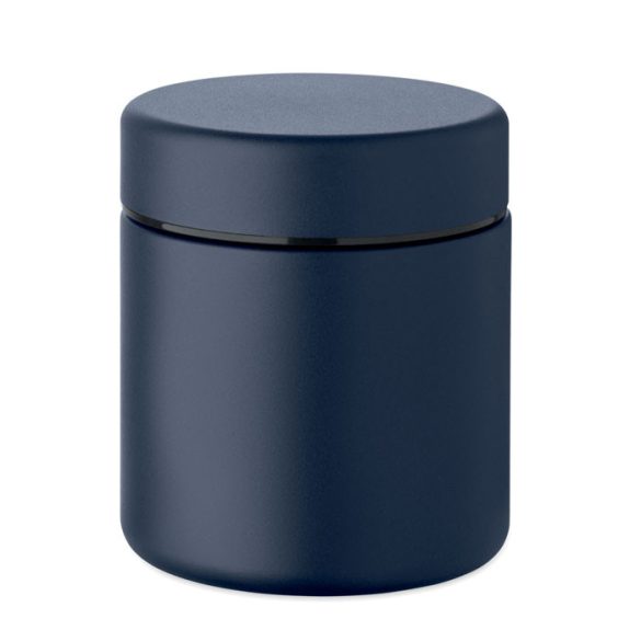 Recipient de pranz cu perete du, Stainless steel, albastru marin francez