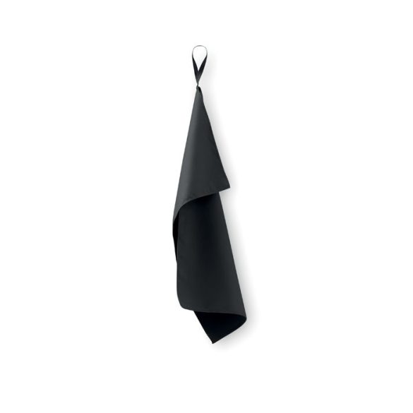 Prosop din microfibra, Polyester, negru