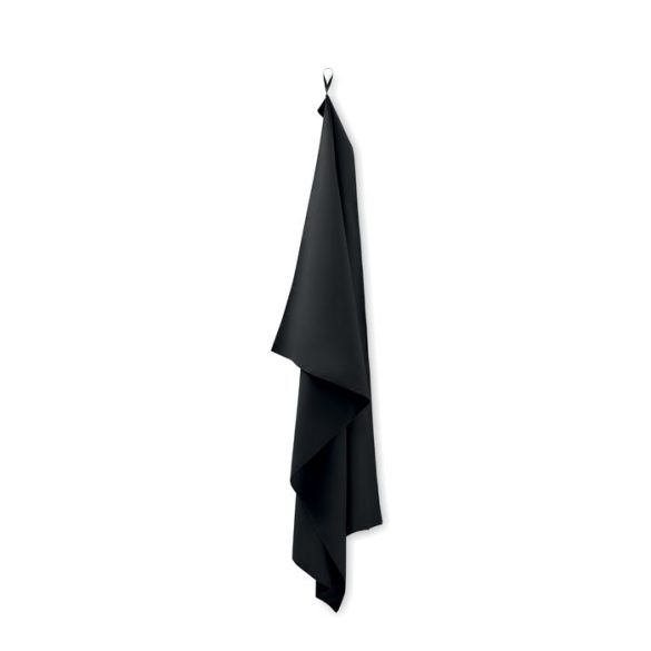 Prosop din microfibra, Polyester, negru