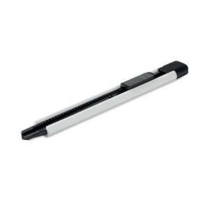 Cutter retractabil, ABS, alb
