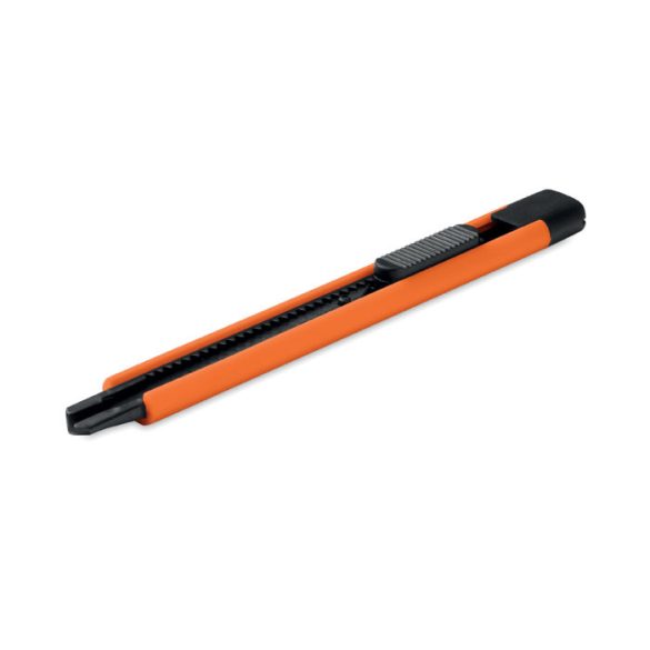 Cutter retractabil, ABS, portocaliu