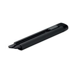Cutter mare retractabil, ABS, negru