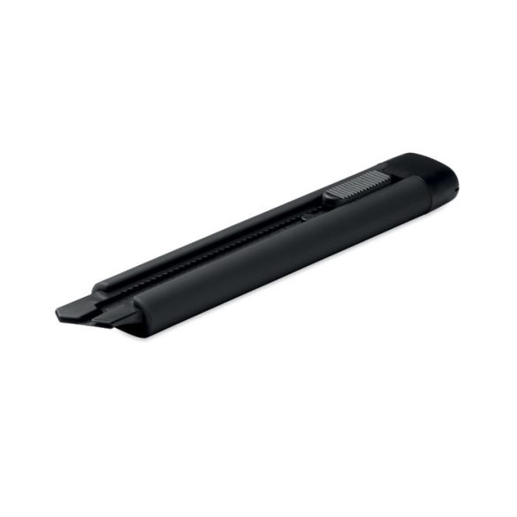 Cutter mare retractabil, ABS, negru
